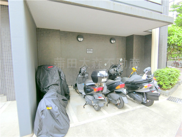 イニシア蒲田のその他共用部分|バイク置き場　空き状況等詳細はお問合せ下さい。