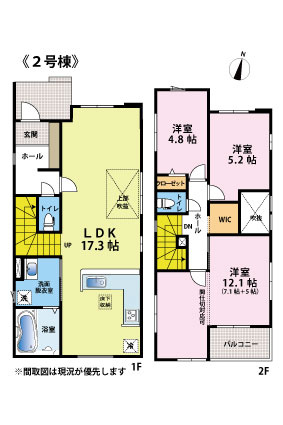 今宿東１丁目　新築戸建　３棟の間取り