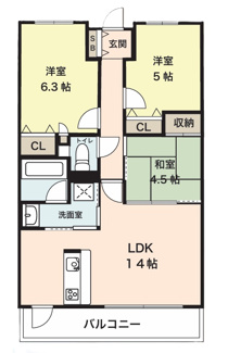 【間取り】 | 藤和シティホームズ吹田駅前