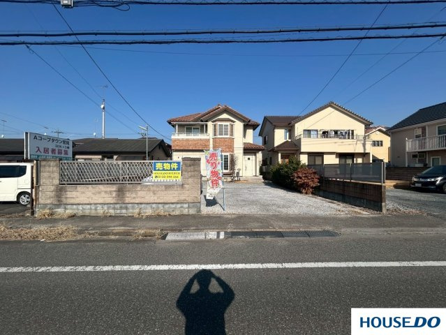中古戸建  足利市常見町の前面道路含む現地写真|前面道路含む現地写真です