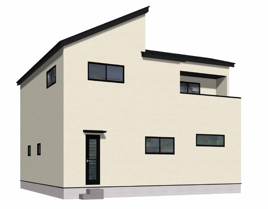 北九州市八幡西区東神原1期1号棟の外観パース|外観パースです