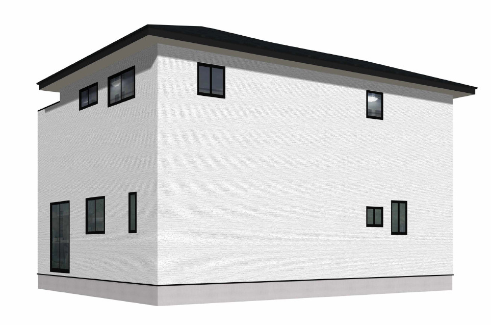 北九州市八幡西区町上津役東2丁目4期5号棟の外観パース|外観パースです