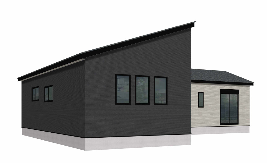 北九州市八幡西区小嶺台3丁目1期1号棟の外観パース|外観パースです