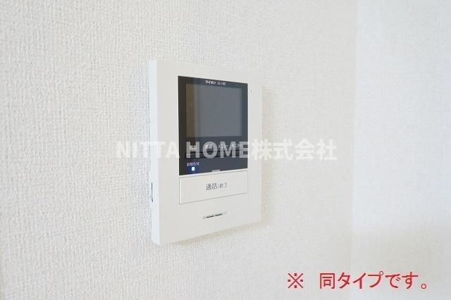 メゾン・レゾナンス　Ⅲのセキュリティ|【完成イメージ図】TVインターホンもあり◎