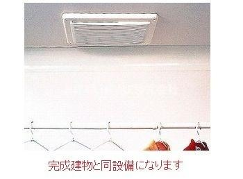 メゾン・レゾナンス　Ⅲの設備|【完成イメージ図】雨の日も安心ですね◆