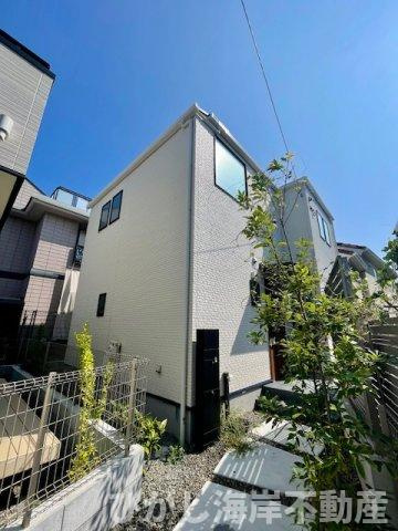 藤沢市鵠沼海岸３丁目　新築戸建　全2棟の外観|現地外観