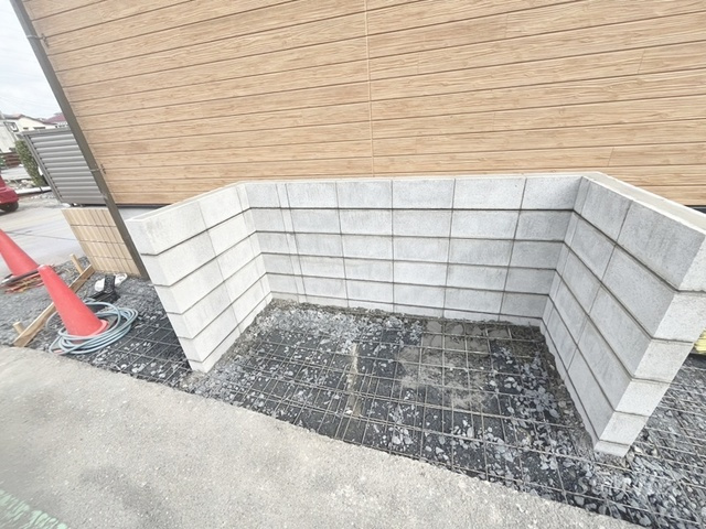 888N鳩ヶ谷のその他共用部分|敷地内ゴミ置き場です。