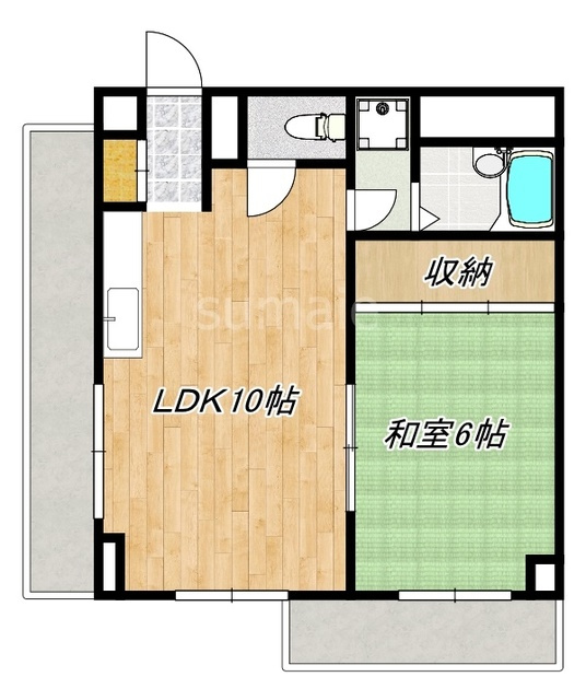 中村ビルの間取り|間取り図です☆