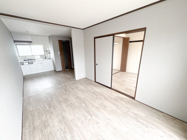 生駒川パークハイツの居間・リビング