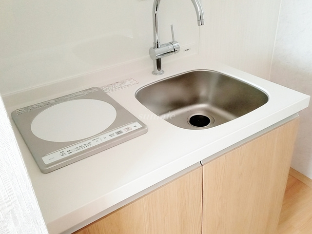 レピュア東十条駅前レジデンスのキッチン|お手入れしやすいIHコンロです☆