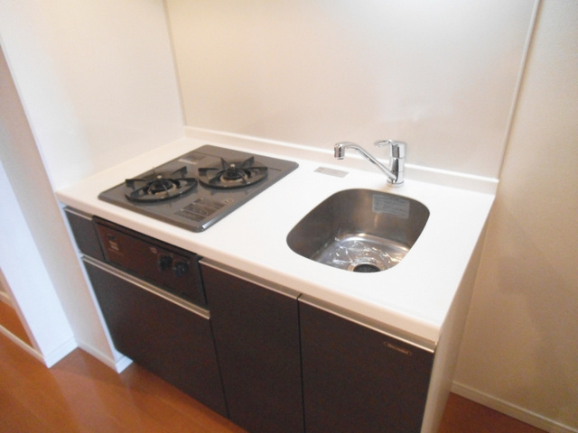 ハーモニーレジデンス東京シティゲートのキッチン|２口ガスコンロ付きのキッチン！