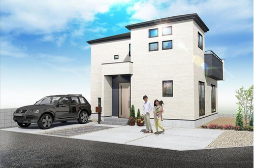 グラファーレ　岡山市南区彦崎(3期)【仲介手数料無料】の外観パース