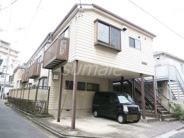 ハイツキンコウⅡの外観|閑静な住宅地です♪