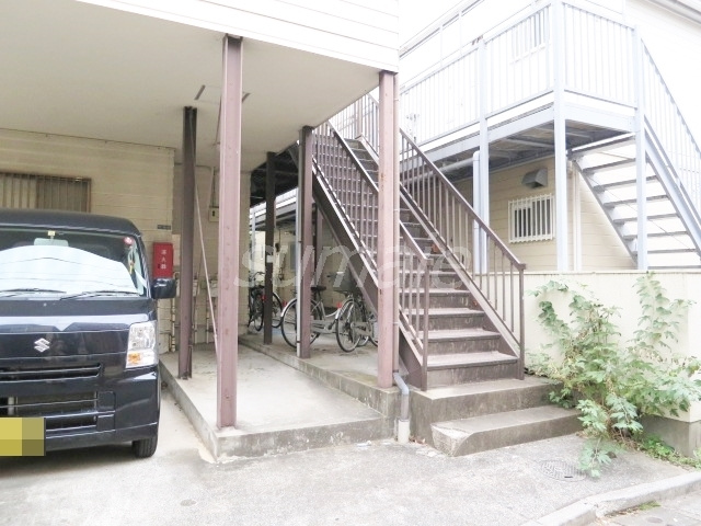 ハイツキンコウⅡのエントランス|入口はこの様になっております！