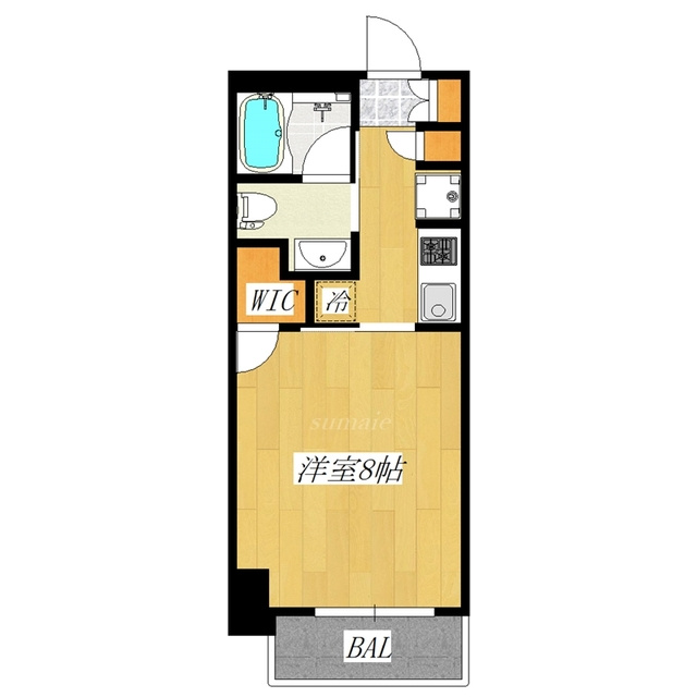 ジオエント赤羽の間取り|西向きのお部屋です☆