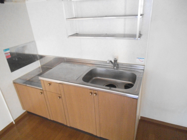 ラフィーネのキッチン|２口ガスコンロ設置可のキッチンです☆