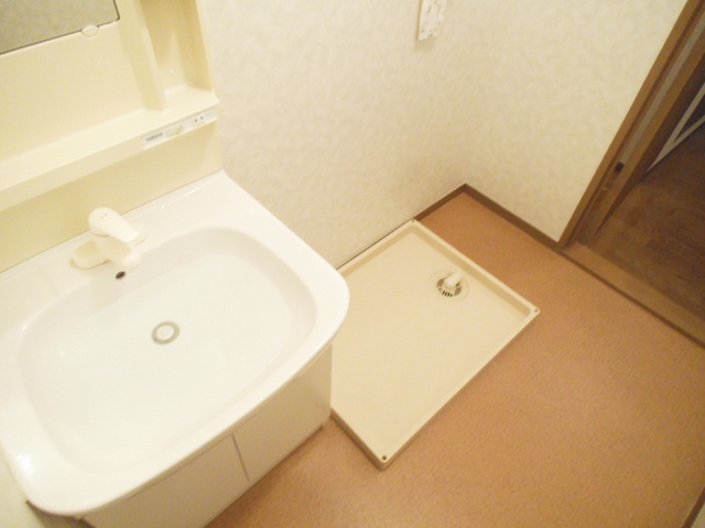 ラフィーネの洗面所|脱衣所に洗濯機が置けます！