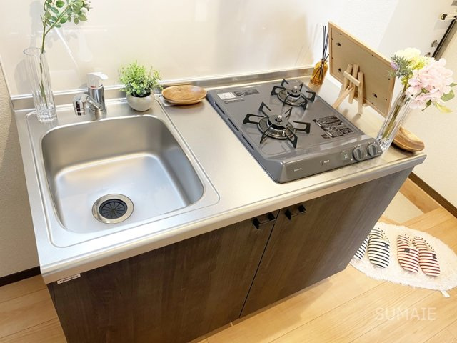 ＧＯＤ　ＢＬＥＳＳ　ＯＭＩＹＡのキッチン|2口ガスコンロ！