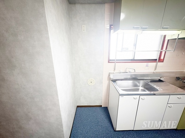 リバーサイドシティのキッチン|冷蔵庫置場です☆