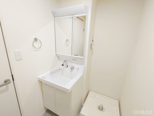 北区東十条１丁目のアパートの洗面所|独立洗面台です☆