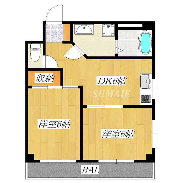 レジデンス西が丘の間取り|使いやすい間取りです☆