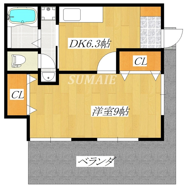 矢口ハイツの間取り|使いやすい間取りです☆