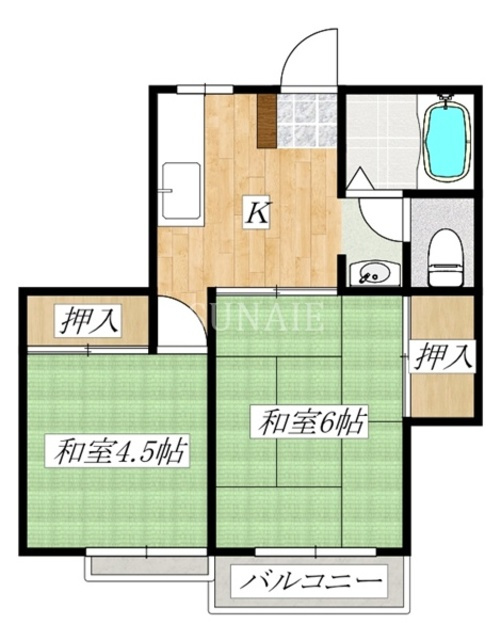 パルハウス東新井の間取り|間取図☆彡