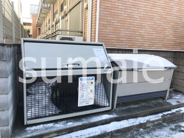 モンシャトー大成A棟のその他共用部分|敷地内ゴミ置き場。