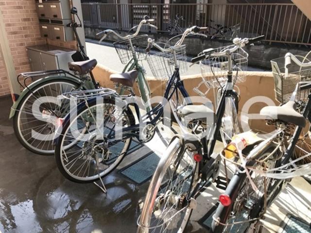 モンシャトー大成A棟のその他共用部分|敷地内駐輪場。