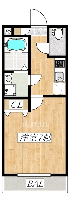ジーメゾン大宮吉野町の間取り|南西向きのお部屋です！