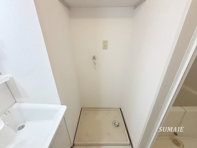 パティオ大宮の洗面所|洗濯機置場です。