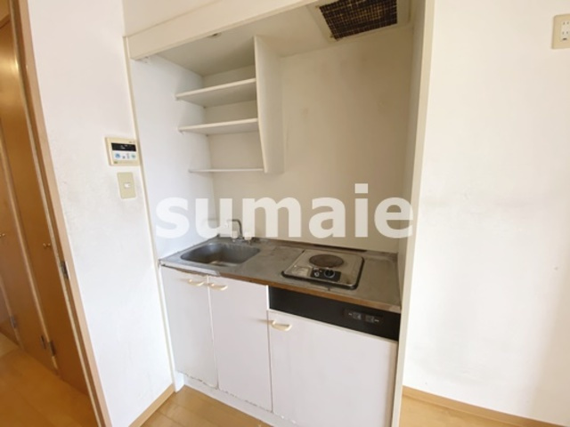 スクエアタワーのキッチン|コンパクトなキッチンです☆