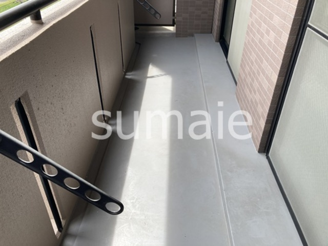 ジェンティール川口のバルコニー|バルコニースペース。