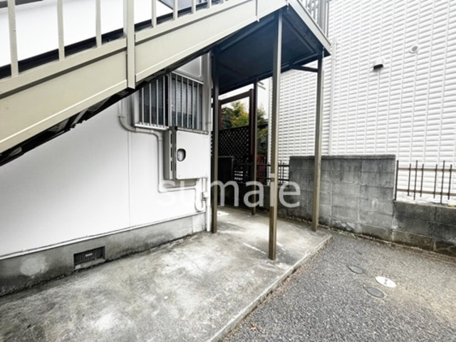 関口グリーンハイツＡのエントランス|広めのエントランスです