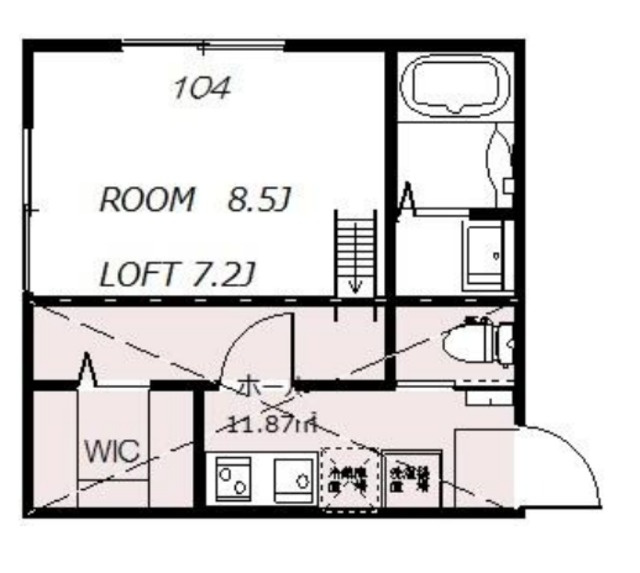 ロフトハウス大宮北の間取り|使いやすい間取りです☆