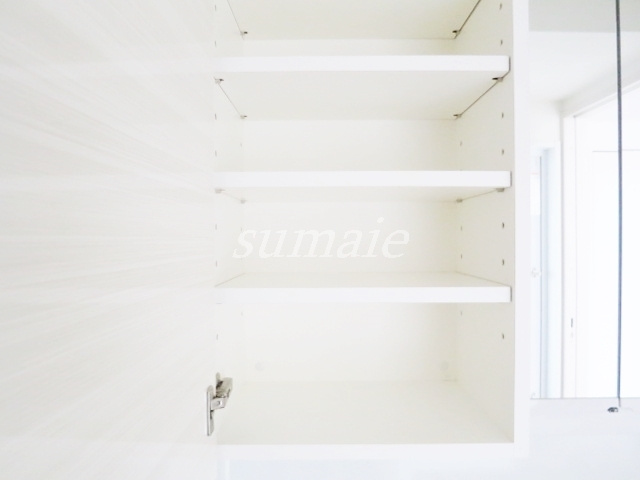 レジェンダリーコート赤羽の洗面所|洗面台横の収納です☆