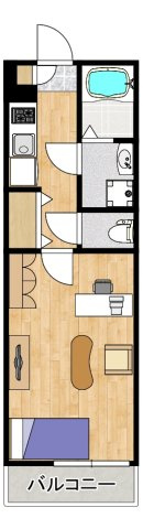 888N鳩ヶ谷の間取り|配置例2