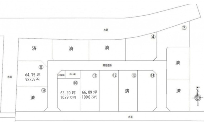 【土地図】 | 西区小島3丁目 | ※現況優先です