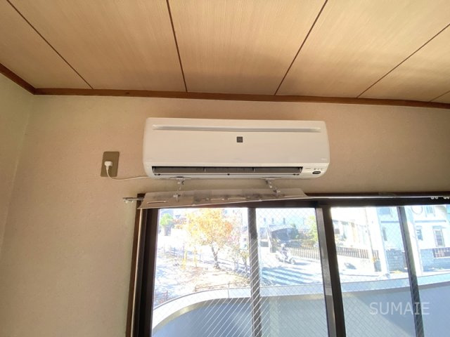 パールメゾン矢作の設備|6帖和室エアコン