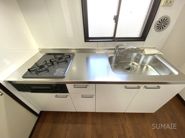 パールメゾン矢作のキッチン|グリル付きシステムキッチン☆彡