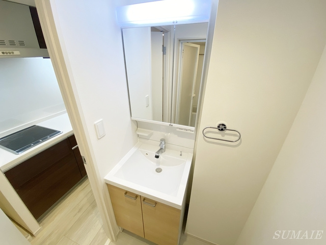 リブリ・さいたま新都心Ⅱの洗面所|使いやすい独立洗面台！