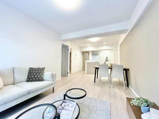 寝屋川コーポラスの居間・リビング|リビングです