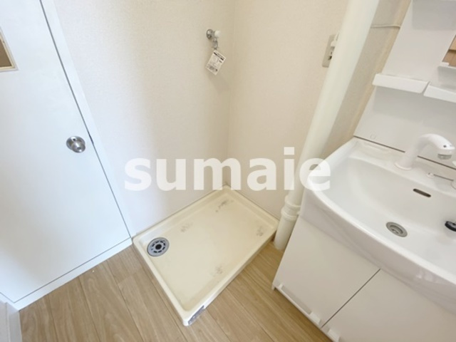 渋谷コート２号棟の洗面所|室内洗濯機置き場です☆