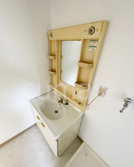加藤マンションの洗面所|独立洗面台！