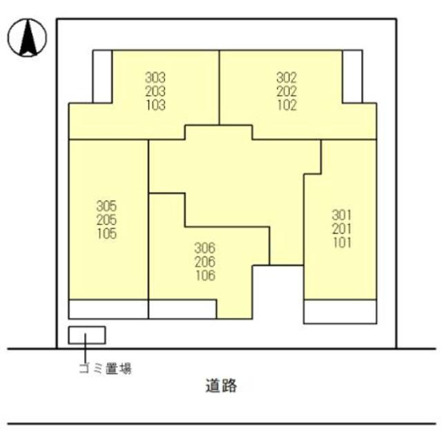 グランシャリオのその他|配置図です。