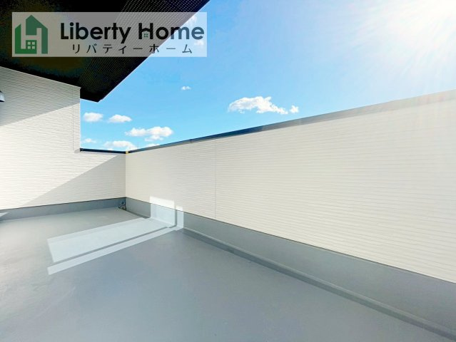 取手市宮和田14期　新築戸建　2号棟のバルコニー