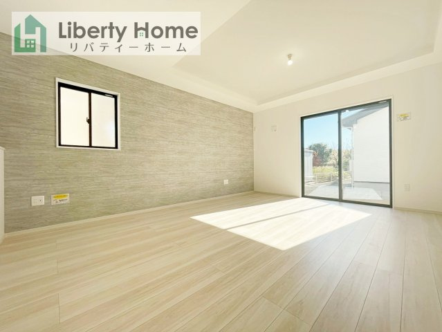 取手市宮和田14期　新築戸建　2号棟の居間・リビング