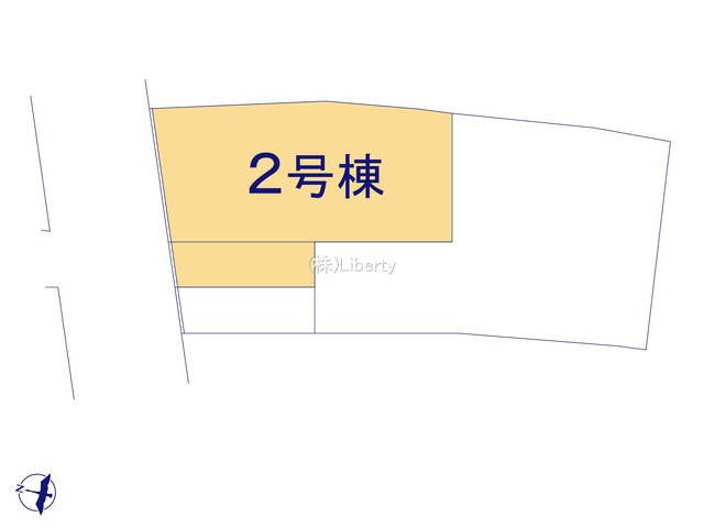 取手市宮和田14期　新築戸建　2号棟の区画図
