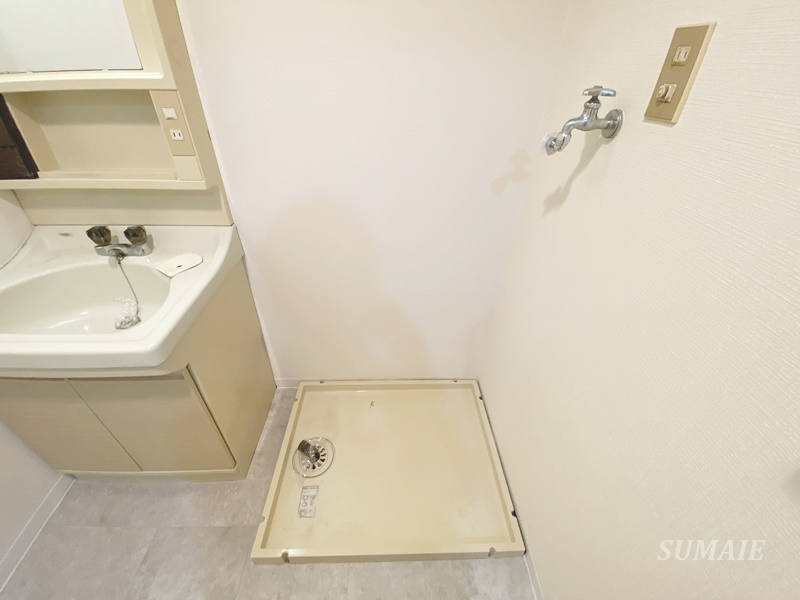 ホワイトパレス大宮の洗面所|洗濯機置き場☆