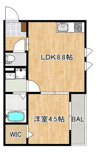 Luna　Graceの間取り|間取り★